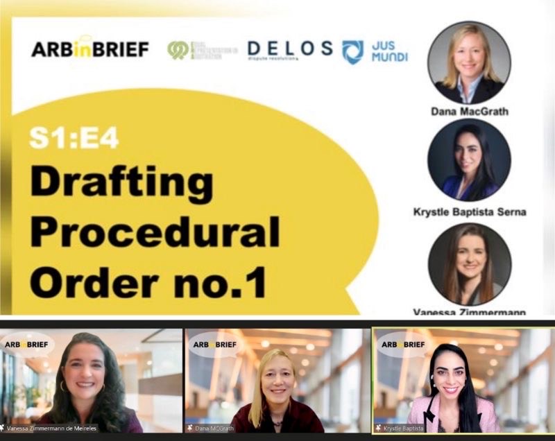 ARBinBRIEF S1:E$ - Drafting Procedural Order no.1