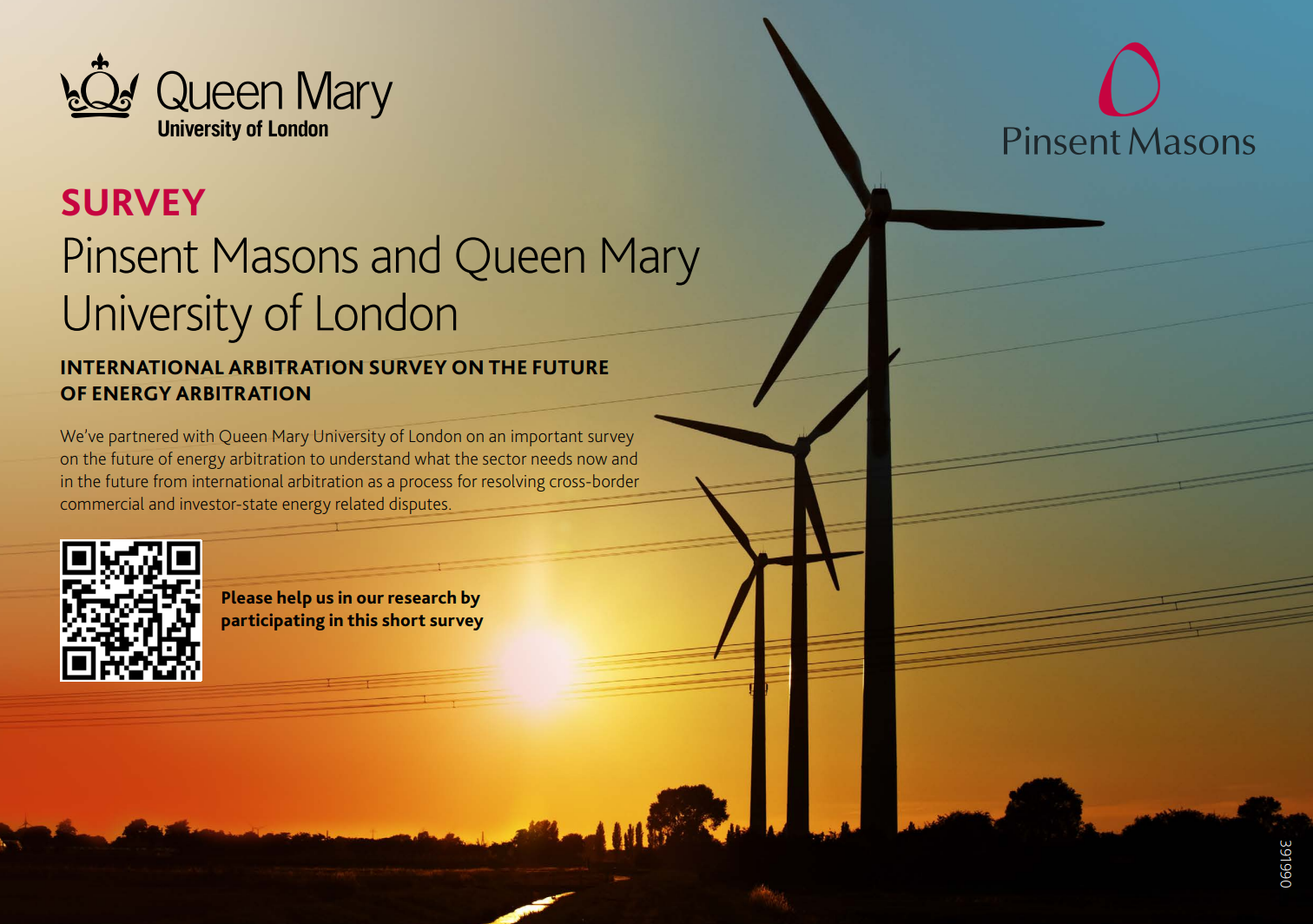 ArbitralWomen Members Encouraged to Participate in Pinsent Masons and QMUL Survey on the Future of Energy Arbitration